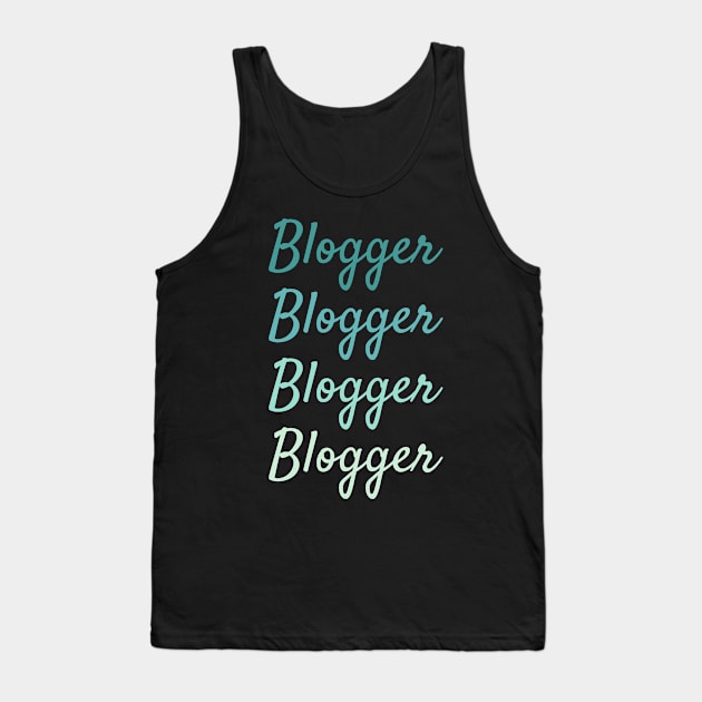 blogger Tank Top by WingsLab